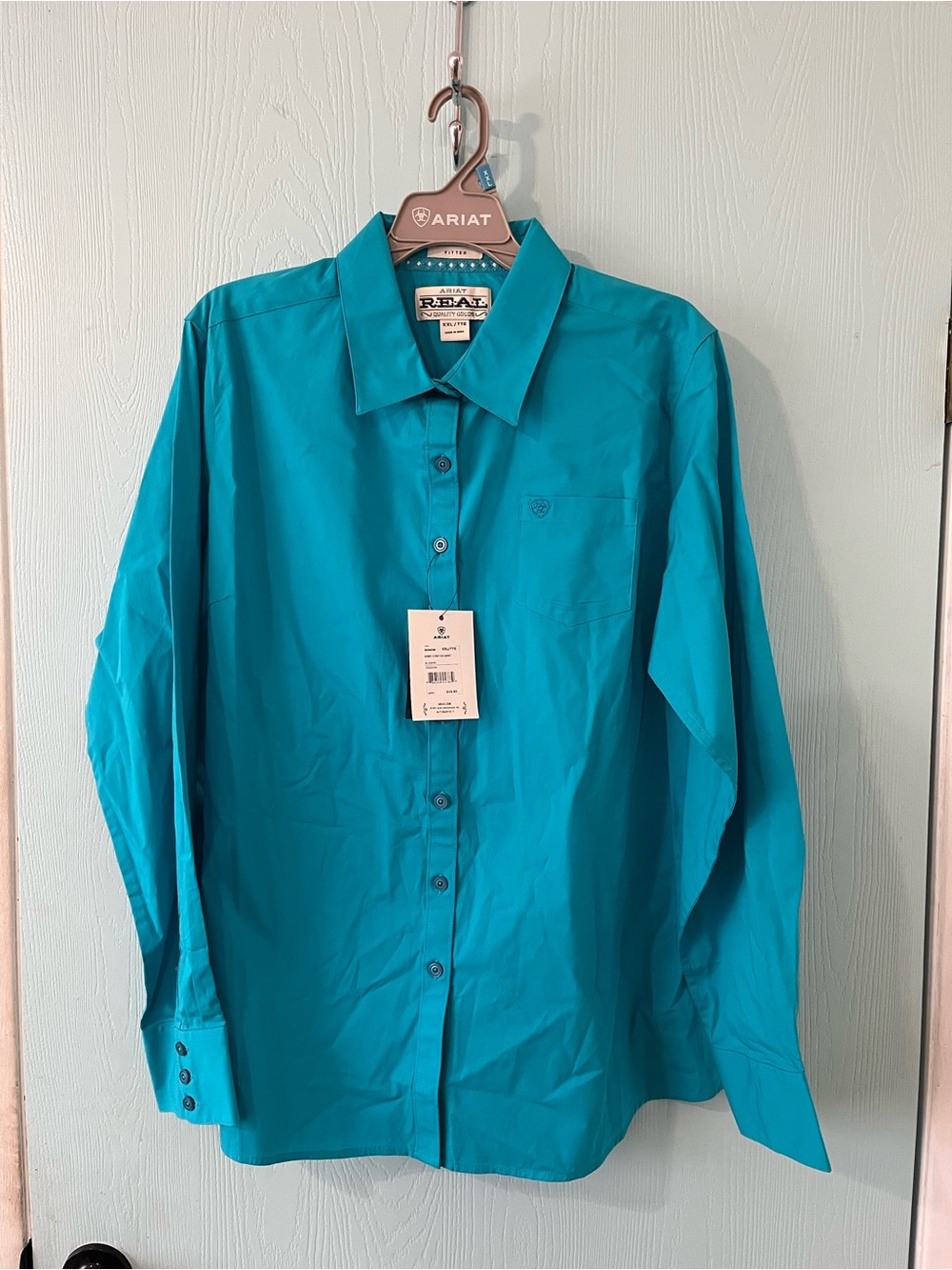 Ariat Turquoise Button-Down Shirt